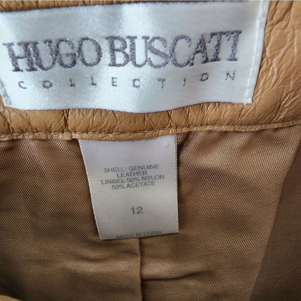 Hugo Buscati the upscale minimalist leather flare pants - Picture 6 of 16